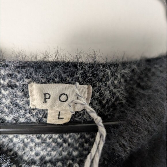 Anthropologie Monochrome Abstract Poncho - Picture 4 of 8